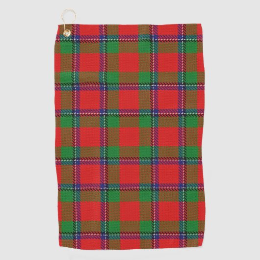 Clan Sinclair Scottish Tartan Golfhanddoek (Voorkant)