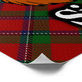 Clan Sinclair Scottish Tartan Poster (Hoek)
