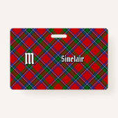 Clan Sinclair Tartan Badge (Voorkant)