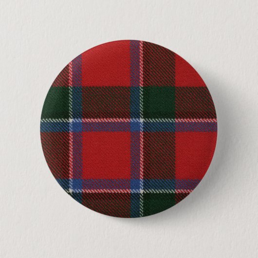 Clan Sinclair Tartan Button (Voorkant)