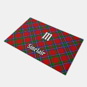 Clan Sinclair Tartan Deurmat (Schuin)