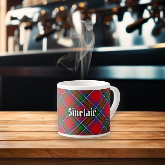 Clan Sinclair Tartan Espresso Kop