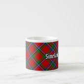 Clan Sinclair Tartan Espresso Kop (Voorkant)