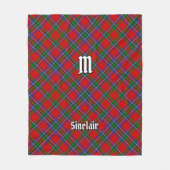 Clan Sinclair Tartan Fleece Deken (Voorkant)