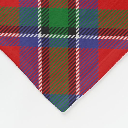 Clan Sinclair Tartan Fleece Deken (Hoek)