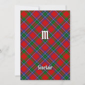 Clan Sinclair Tartan Kaart (Voorkant)