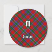 Clan Sinclair Tartan Kaart (Voorkant)