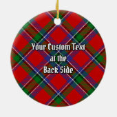 Clan Sinclair Tartan Keramisch Ornament (Achterkant)