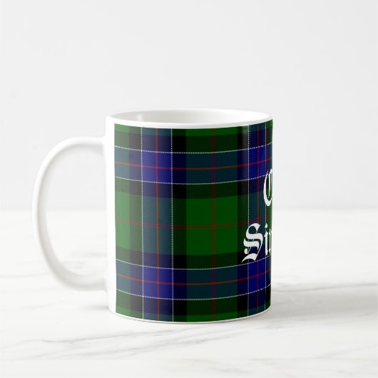 Clan Sinclair Tartan  Koffiemok (Links)