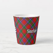 Clan Sinclair Tartan Latte Mok (Voorkant)
