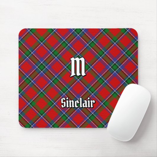 Clan Sinclair Tartan Muismat (Met muis)