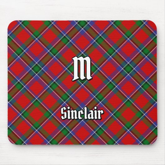 Clan Sinclair Tartan Muismat (Voorkant)