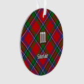 Clan Sinclair Tartan Ornament (voorkant)
