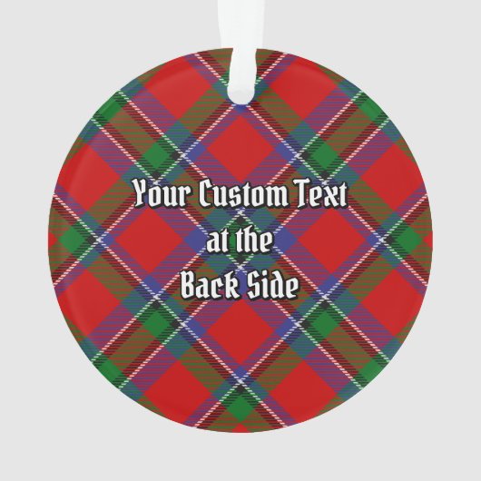Clan Sinclair Tartan Ornament (achterkant)