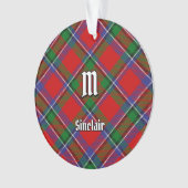 Clan Sinclair Tartan Ornament (voorkant)
