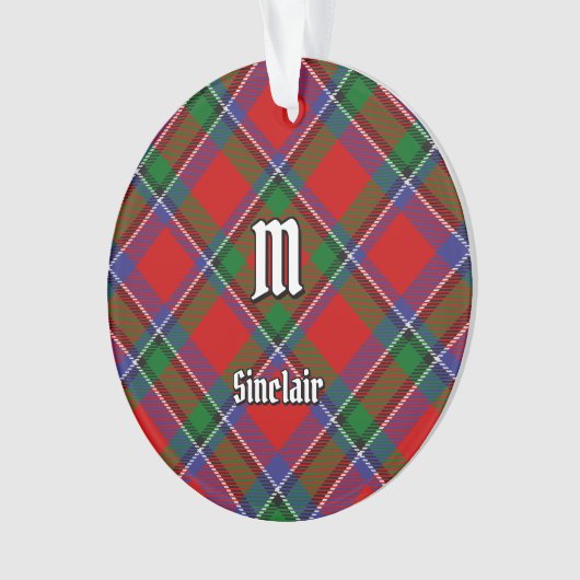 Clan Sinclair Tartan Ornament (voorkant)