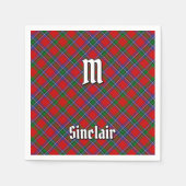 Clan Sinclair Tartan Servet (Voorkant)