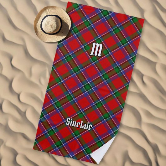Clan Sinclair Tartan Strandlaken