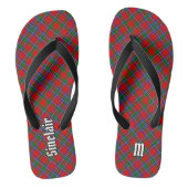 Clan Sinclair Tartan Teenslippers (Voetbed)