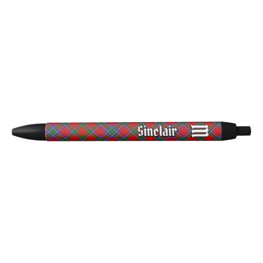 Clan Sinclair Tartan Zwarte Inkt Pen (Voorkant)