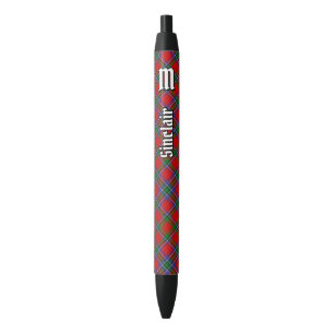 Clan Sinclair Tartan Zwarte Inkt Pen