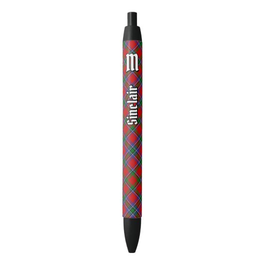 Clan Sinclair Tartan Zwarte Inkt Pen (Voorkant Verticaal)
