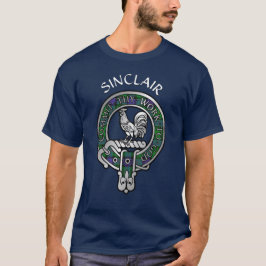 Clan Sinclair Wapen & Jacht Tartan T-shirt