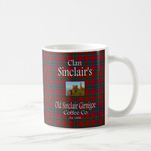 Clan Sinclair's Old Sinclair Girnigoe Coffee Co. Koffiemok (Rechts)