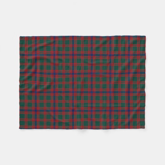 Clan Skene Tartan Scottish Pset Pattern Fleece Deken (Voorkant (Horizontaal))