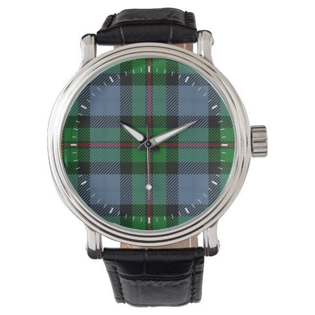Clan Smith Tartan Horloge (Voorkant)