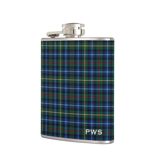 Clan Smith Tartan Monogram Heupfles (Links)