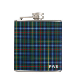Clan Smith Tartan Monogram Heupfles