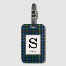 Clan Smith Tartan Monogrammed