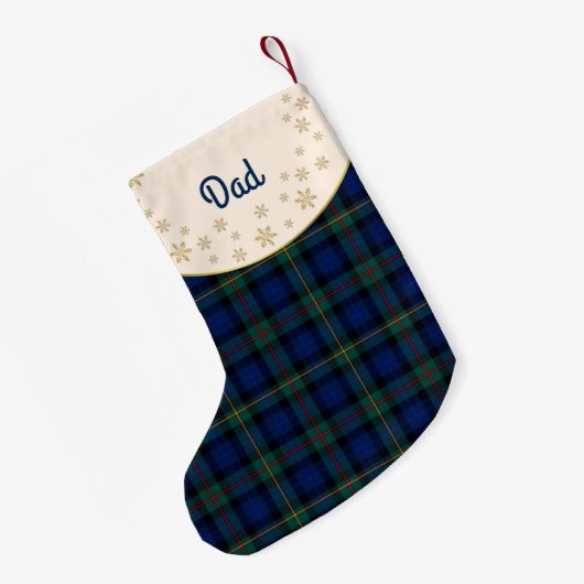Clan Smith Tartan Pset Kerstmis stoppen Kleine Kerstsok (Achterkant (Hangend))