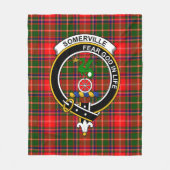 Clan Somerville Tartan Pset Fleece Deken (Voorkant)