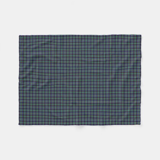 Clan Stevenson Tartan Fleece Deken (Voorkant (Horizontaal))