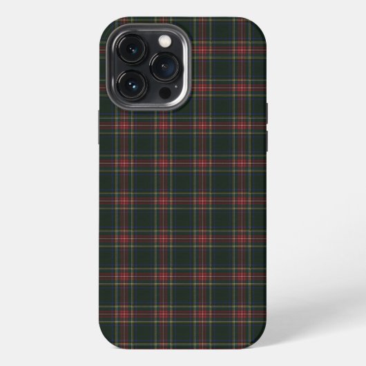 Clan Stewart Black Tartan iPhone Hoesje (Achterkant)