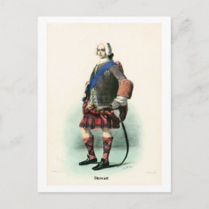 Clan Stewart Briefkaart