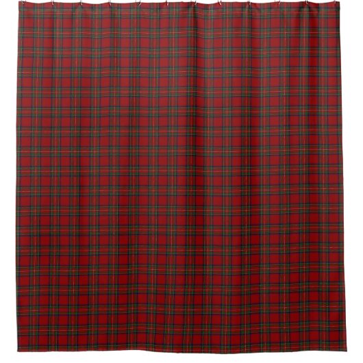 Clan Stewart Classic Scottish Tartan Douchegordijn (Voorkant)