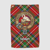 Clan Stewart Crest Golfhanddoek (Voorkant)