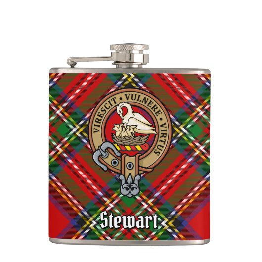 Clan Stewart Crest Heupfles (Voorkant)