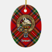 Clan Stewart Crest Keramisch Ornament (Voorkant)