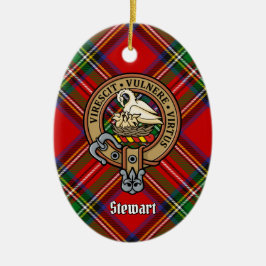 Clan Stewart Crest Keramisch Ornament