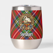 Clan Stewart Crest over Royal Tartan (Voorkant)