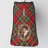 Clan Stewart Crest over Royal Tartan Golfheadcover (Draai 90)