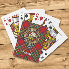 Clan Stewart Crest Pokerkaarten