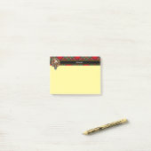 Clan Stewart Crest Post-it® Notes (Op bureau)