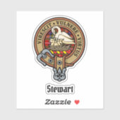Clan Stewart Crest Sticker (Vel)