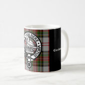 Clan Stewart Crest & Tartan Koffiemok (Voorkant rechts)