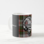 Clan Stewart Crest & Tartan Koffiemok (Voorkant links)